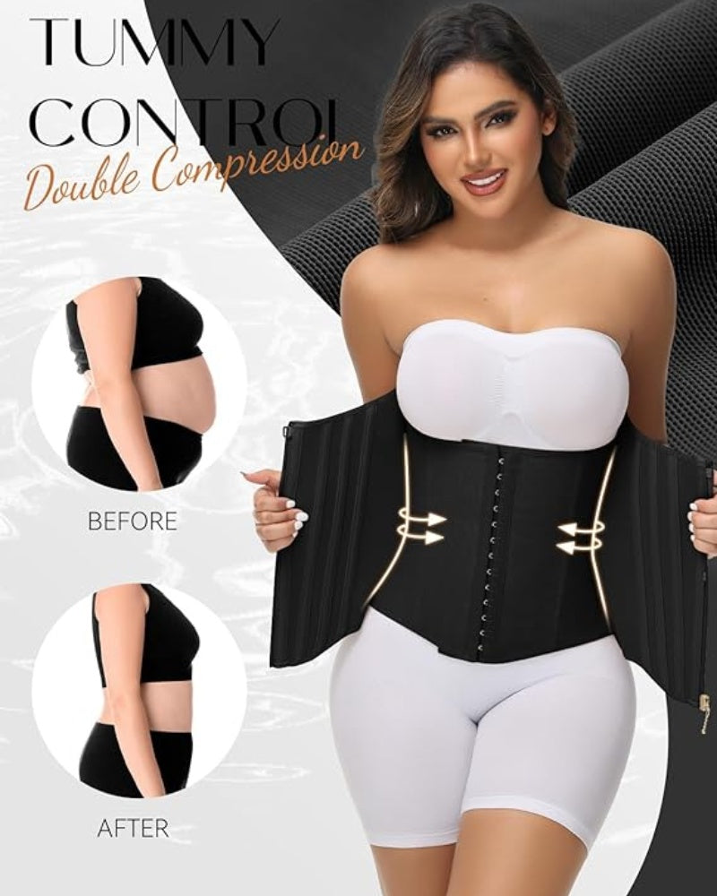 Curved Boned Waist Trainer High Compression Tiny Waist Corset