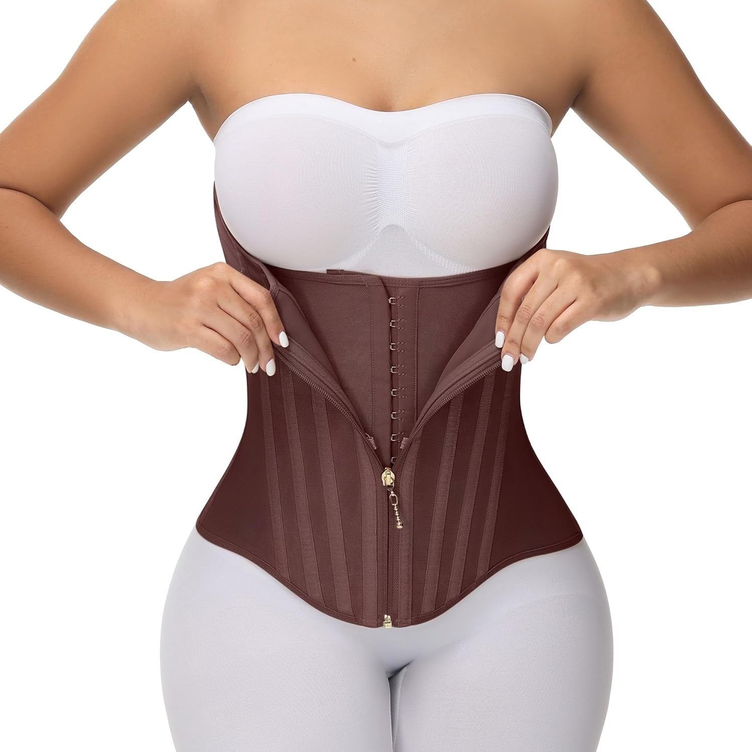Curved Boned Waist Trainer High Compression Tiny Waist Corset