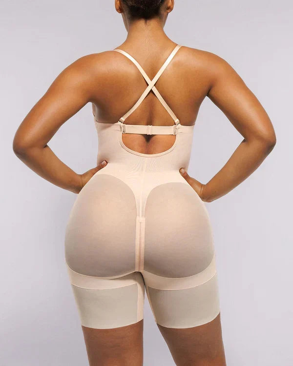 Trovyaa™ MeshSmooth-Deep Plunge Bodysuit