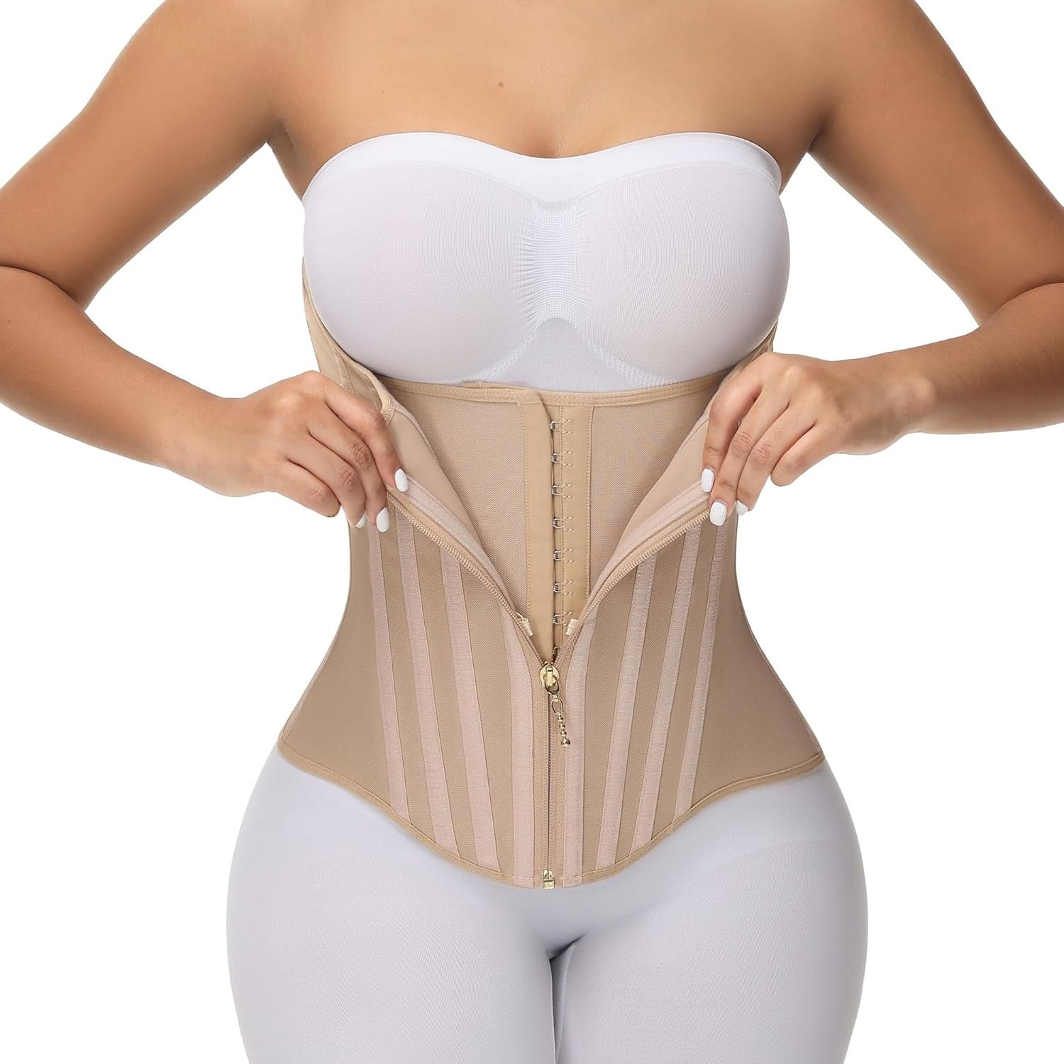 Curved Boned Waist Trainer High Compression Tiny Waist Corset